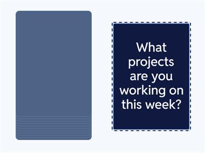  Present continuous conversation questions