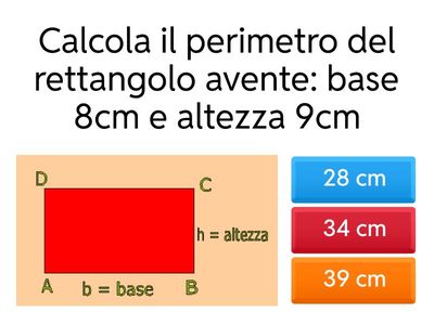 Perimetro e formule inverse