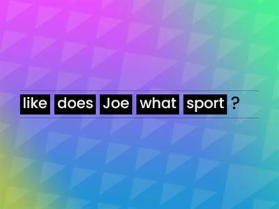 Present simple - questions