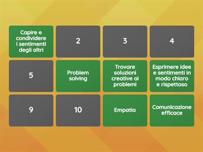 Trova le coppie delle Life Skills!