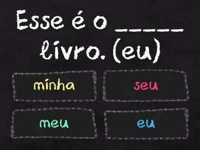 Pronomes possessivos.