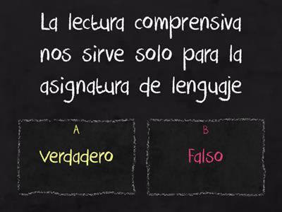 Lectura comprensiva