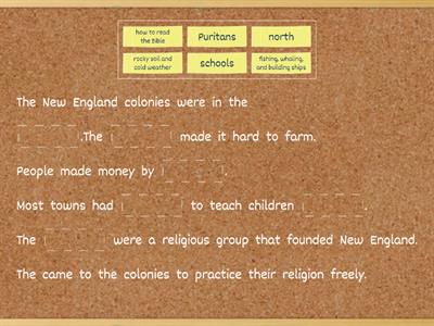 The New England Colonies