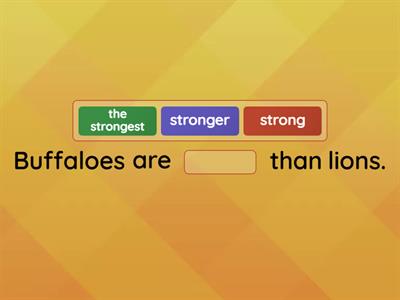 Comparative & Superlative