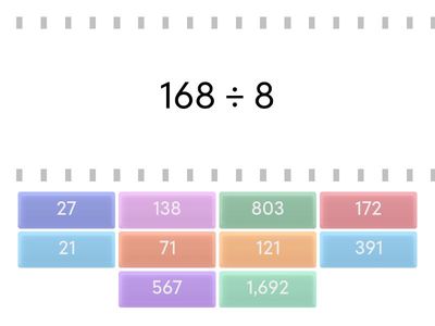 Grade 4 Review: Divsion without Remainders