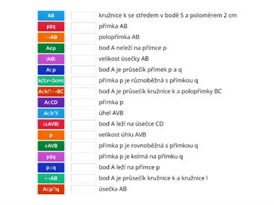 Zápisy v geometrii 7. ročník