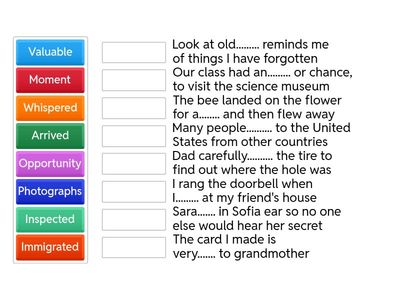  Wonders Grade 3 Vocabulary U3W1/2