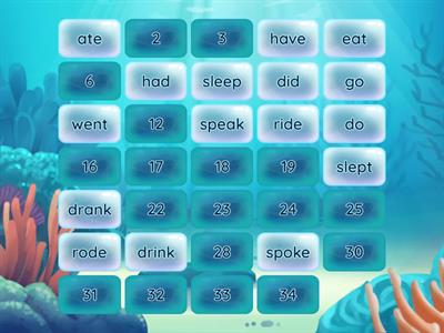 simple past irregular  regular verbs