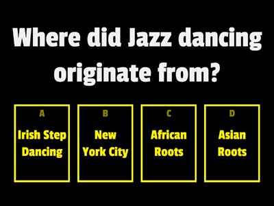 Quiz Show Jazz Dancing