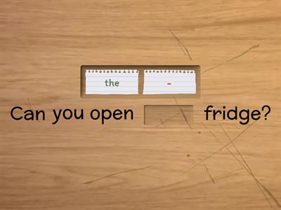 11C Articles missing word