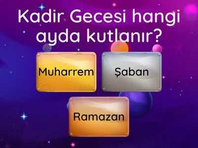 Din Kültürü ve Ahlak Bilgisi Testi