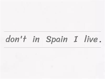 PRESENT SIMPLE: NEGATIVE FORM