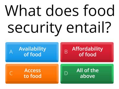 Food Security EV-1