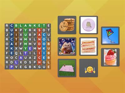 Picnic Words: Wordsearch