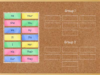 Possessives vs personal pronouns