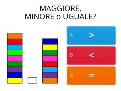  MAGGIORE, MINORE o UGUALE?