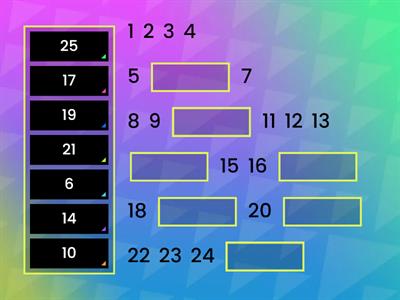 Complete the Missing Numbers 1-100