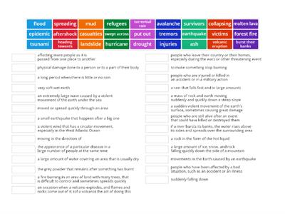 Gateway B2 Unit 8 Vocabulary Natural 