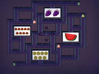 Spooky Japanese Numbers 1-10 Pacman (Kanji)