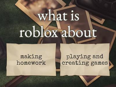 All about roblox