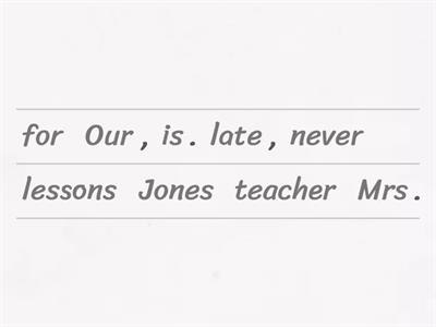 Position adverbs of frequency