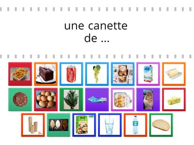 Alimentation- Quantités précises / Contenants A2