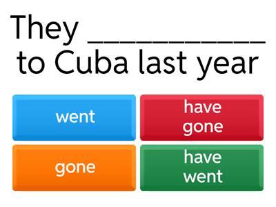 Present Perfect vs Past Simple I