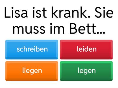 Krankheiten und Perfekt