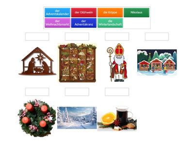 B1+ Weihnachten Bilderquiz