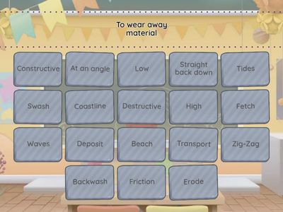 Coastal processes quiz YR 9