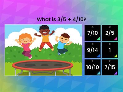 Adding and subtracting fractions whose denominators are multiples