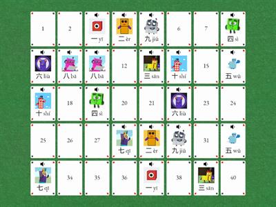 chinese numberblocks 1 to 20