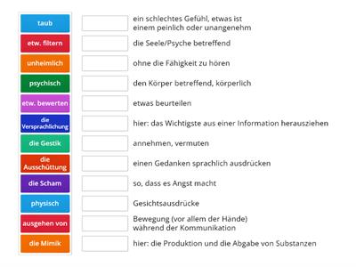 B2+ - Emotionen (Wortschatz)