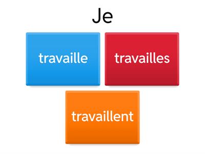 Conjugaison : Verbes du 1er groupe, vouloir, pouvoir, devoir