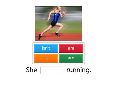 Present Progressive  negative and affirmative