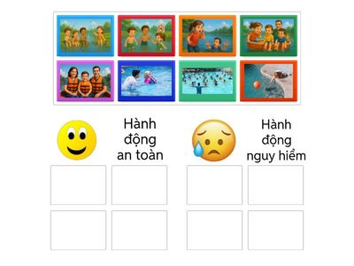 Bài tập 1: Sắp xếp nhóm: Bé hãy kéo thả hình nhé