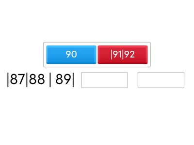 Los numeros que faltan