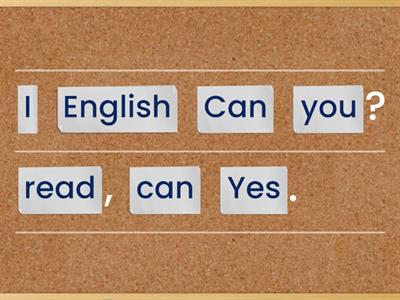 翰林B1 U3：Grammar Focus 2 – 助動詞 can 的問答句