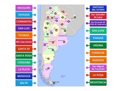 PROVINCIAS Y CAPITALES