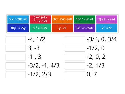 Solving  quadratic equations