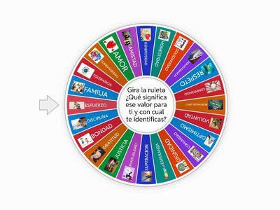 RULETA DE LOS VALORES