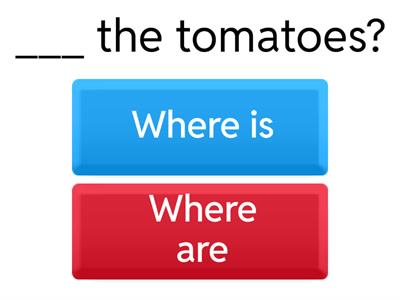 Where is or Where are?