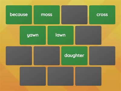 Letter Sound Recognition-/o/ vowel sound