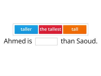 Comparatives & Superlatives
