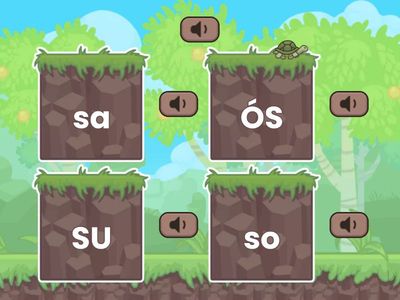  S s Znajdź sylabę, której nazwę słyszysz