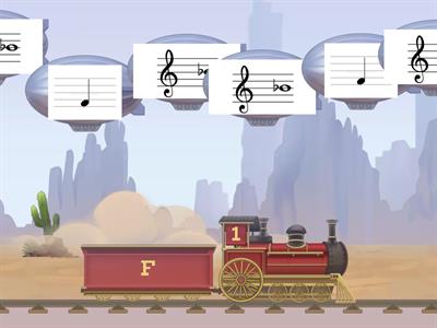 Treble Clef Note Name Matching