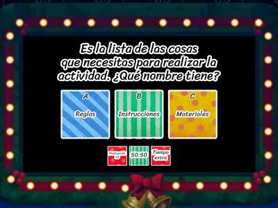 Partes del instructivo