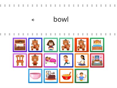 Vocabulary Review (Goldilocks)