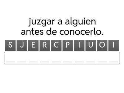 RECONOCE LO APRENDIDO EN CLASE 