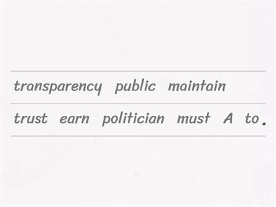 Must & should (politics) - Grammar 